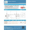 Hydraulic pump for Semi-electric pallet truck